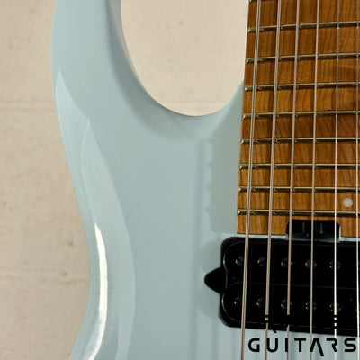 Jackson Pro Series Misha Mansoor Signature Juggernaut ET7 Evertune 7-String Baritone Electric Guitar w/ Case - Gulf Blue