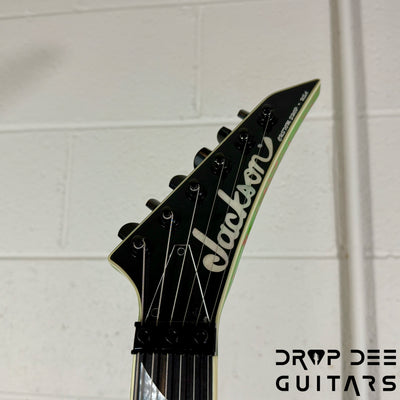 Jackson USA Custom Shop Special Edition Warrior Electric Guitar w/ Case - Slime Time Splatter