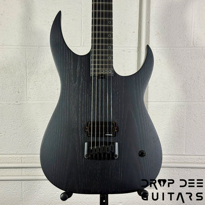 Schecter Diamond Series Keith Merrow KM-6 MK-III EX Baritone Electric Guitar - Satin Black Open Pore
