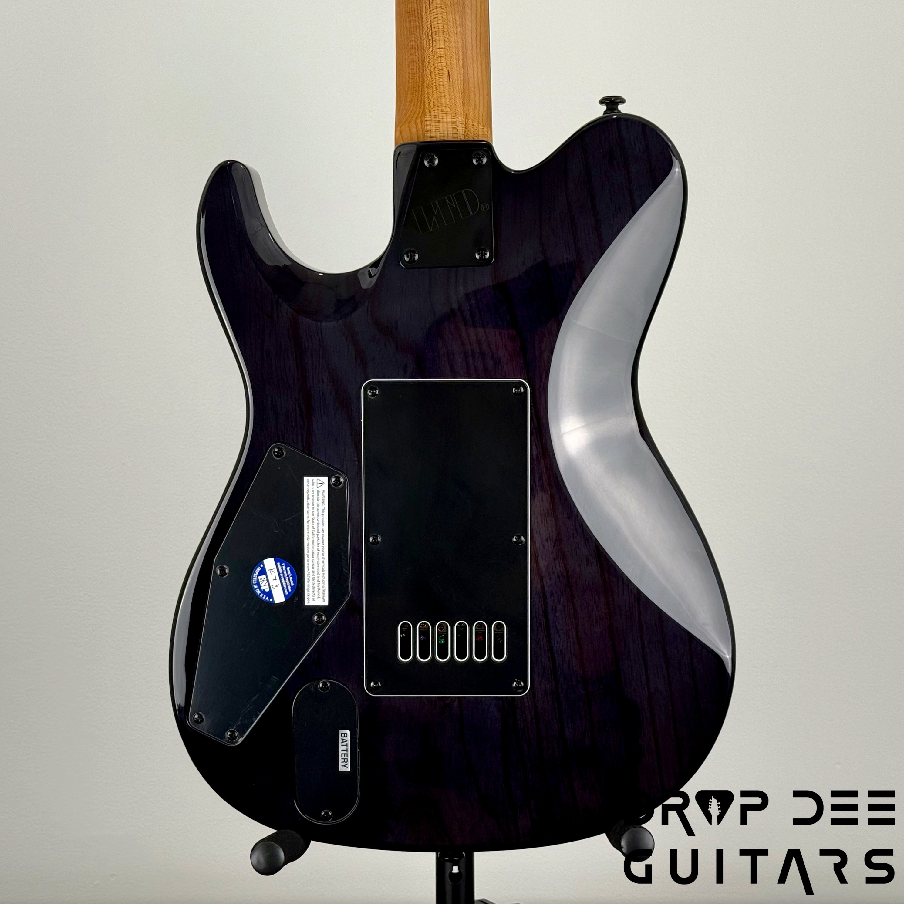 ESP LTD TH-1000 Evertune Electric Guitar - See Thru Black Sunburst