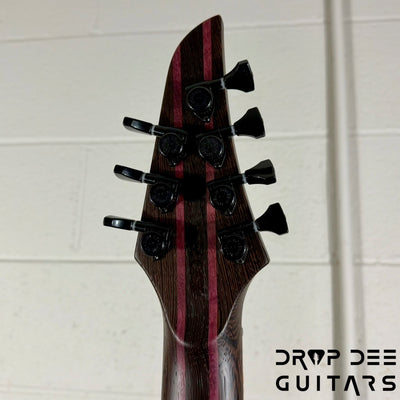 Mayones Duvell Elite 7 7-String Electric Guitar w/ Case - Red/Black Fade