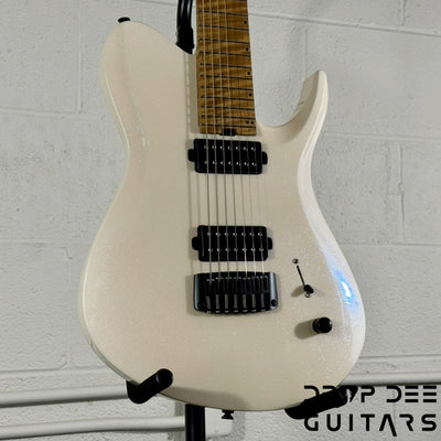 Balaguer USA Series Seraph Modern 7 Baritone 7-String Electric Guitar w/ Case (1224) - Gloss Metallic Jewel