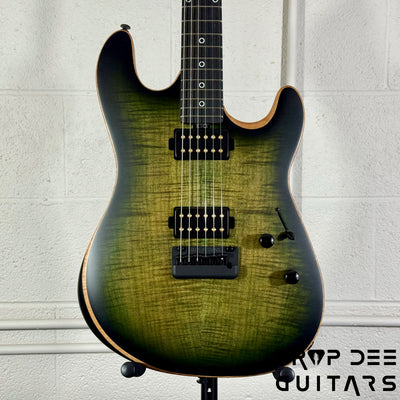 Ernie Ball Music Man Rabea Massaad Sabre Electric Guitar w/ Case - Emerald Hill