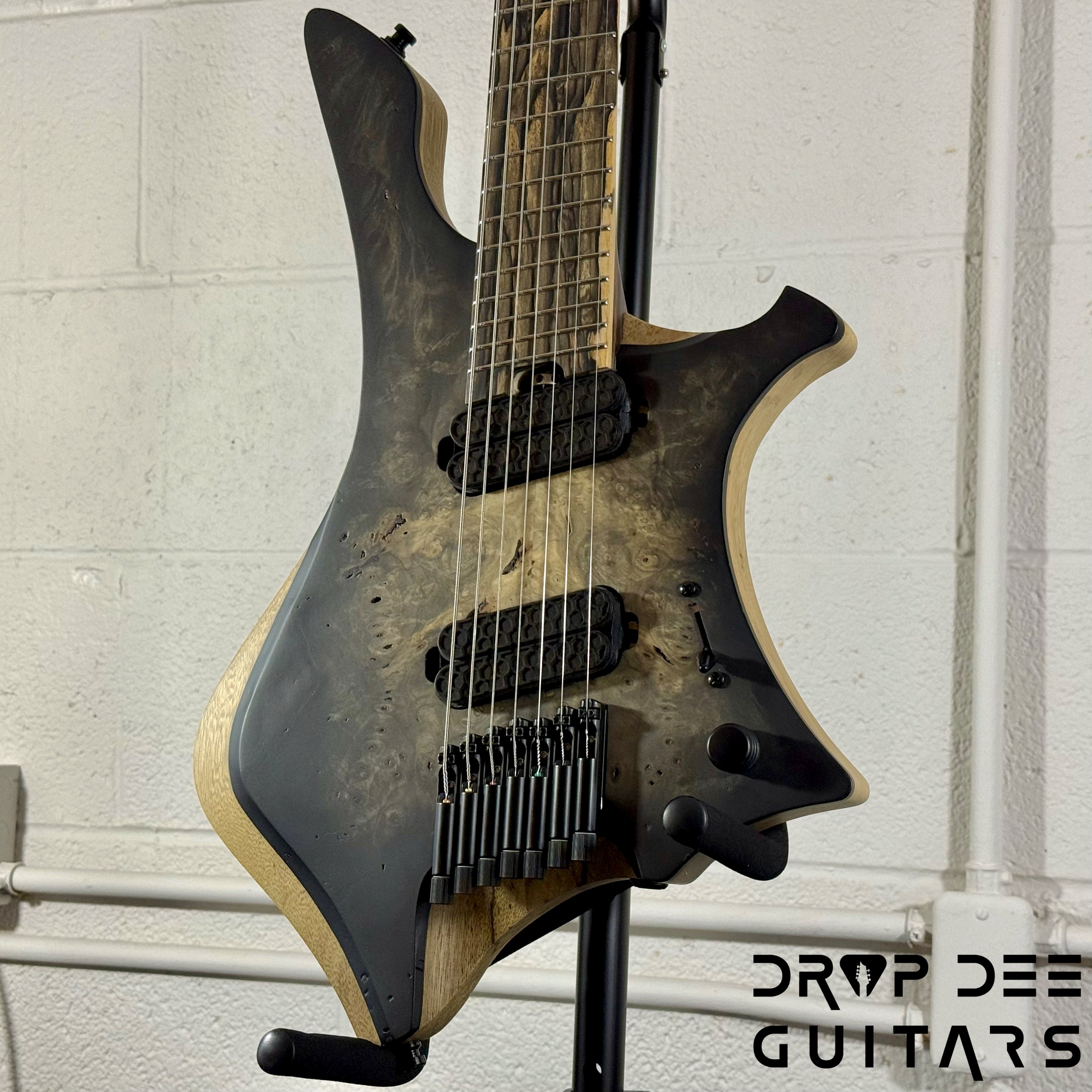 Ronciswall Vapor 7 Multiscale Headless 7-String Electric Guitar w/ Bag - Black Burst