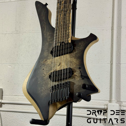 Ronciswall Vapor 7 Multiscale Headless 7-String Electric Guitar w/ Bag - Black Burst