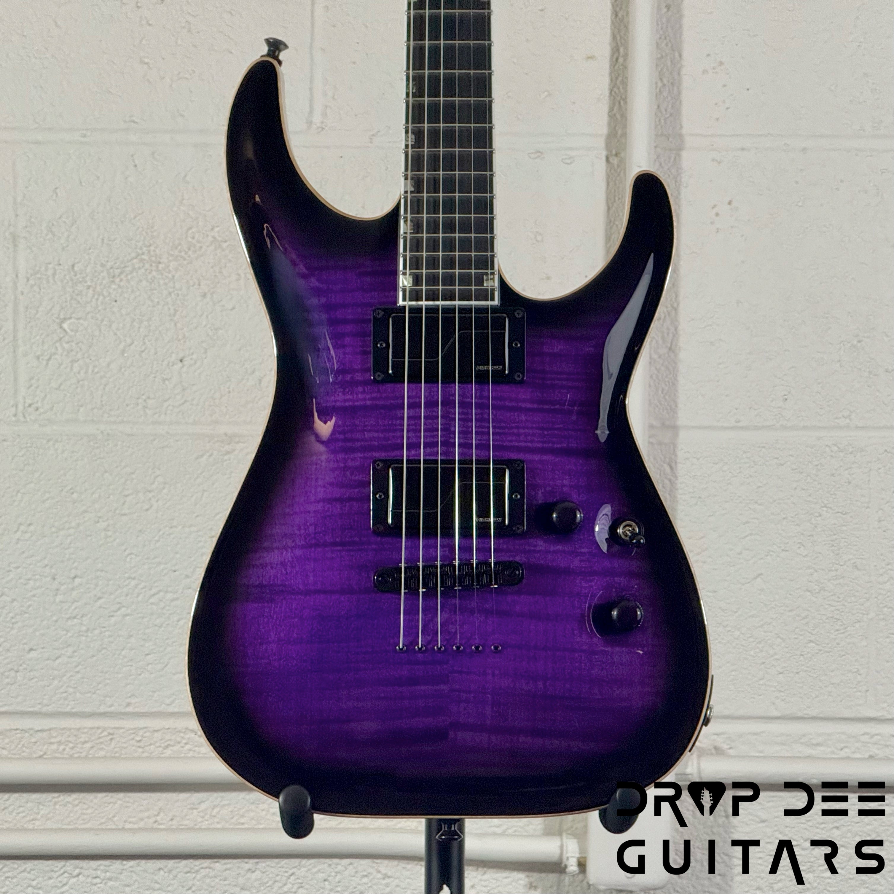 ESP USA Horizon-II Electric Guitar w/ Case - Dark Purple Sunburst
