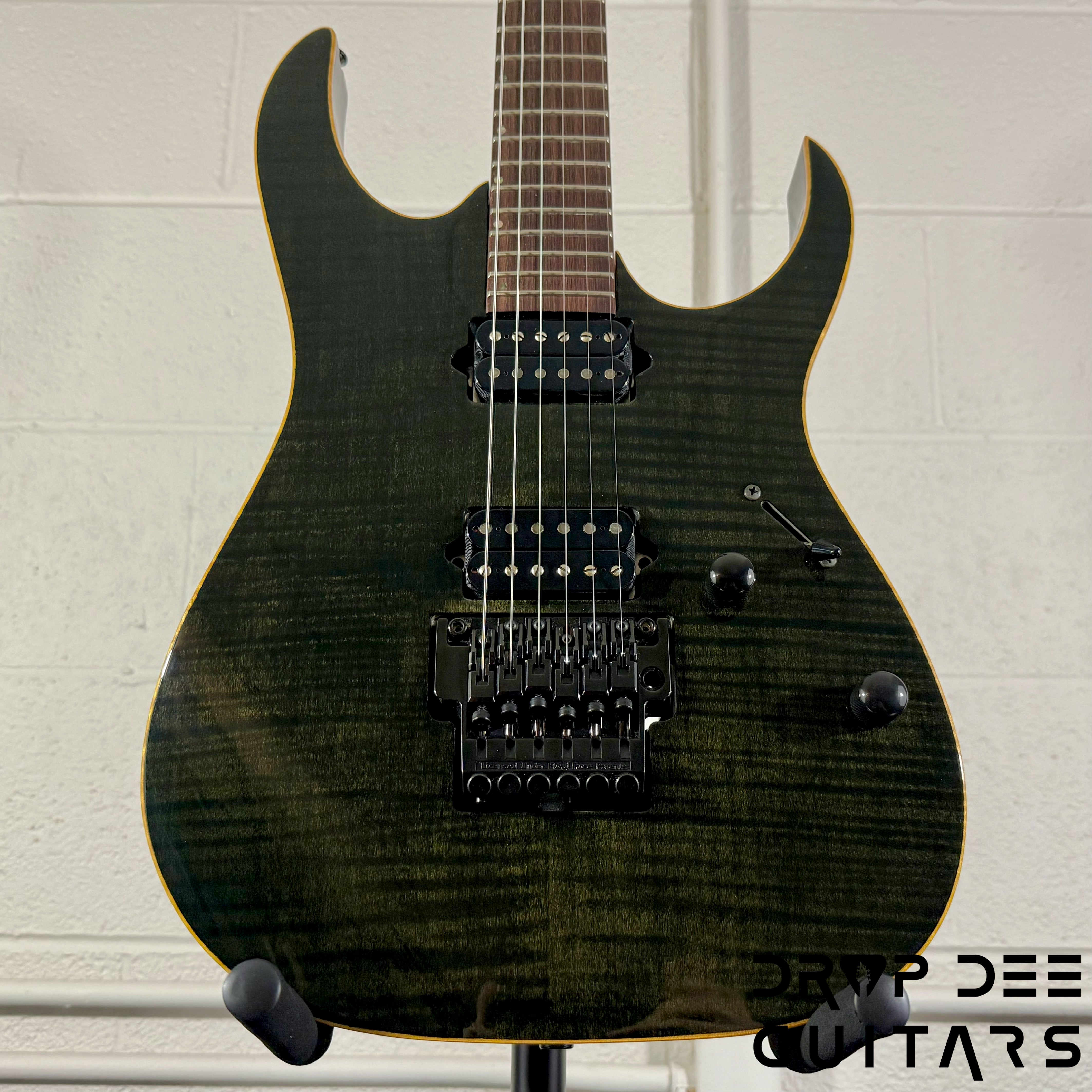 Ibanez J Custom RG1702 Electric Guitar w/ Case - Silky Black