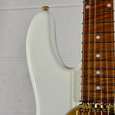 Ernie Ball Music Man Cory Wong StingRay II Deluxe Electric Guitar w/ Case - Polaris White
