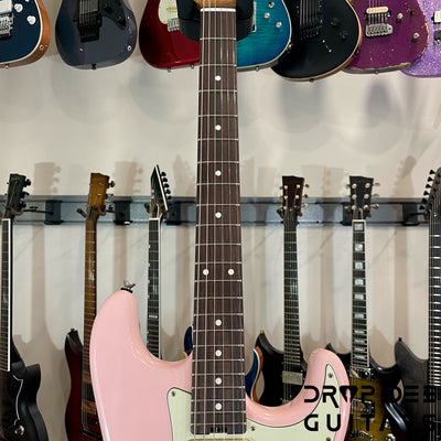 Schecter Custom Shop Traditional Wembley HSS Electric Guitar w/ Case - Shell Pink Aged Nitro