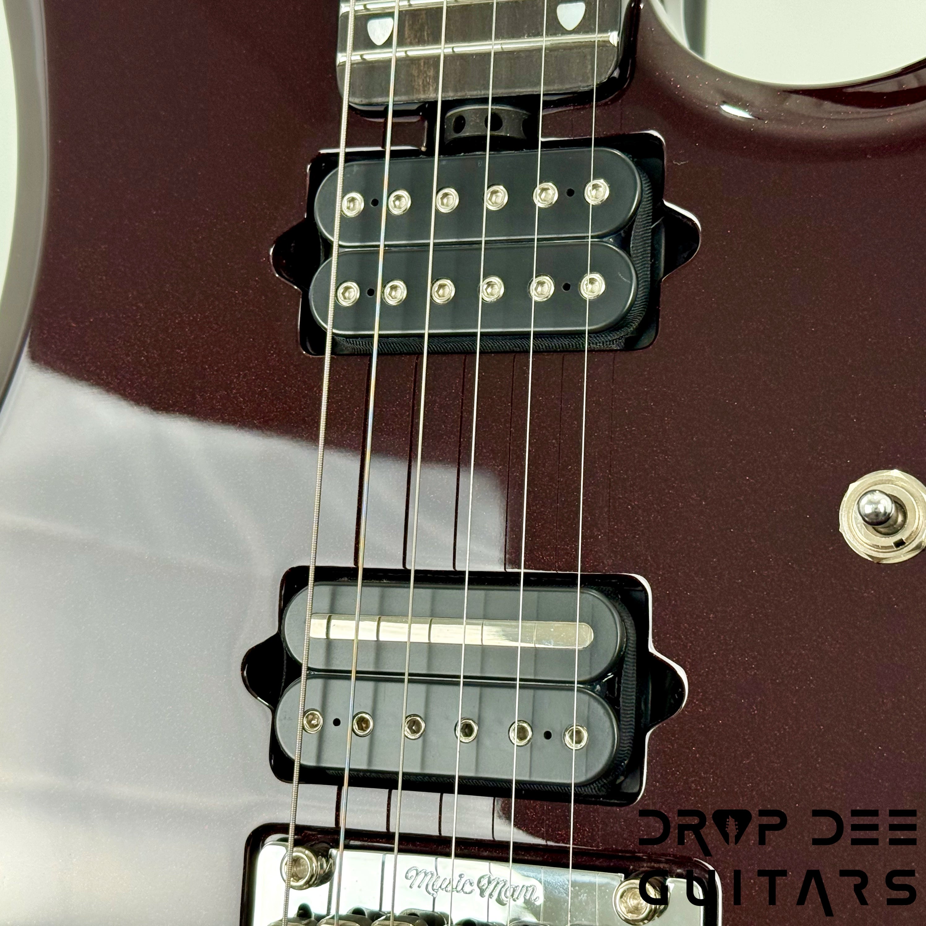 Ernie Ball Music Man JP12 6 Electric Guitar w/ Case - Cherry Sugar