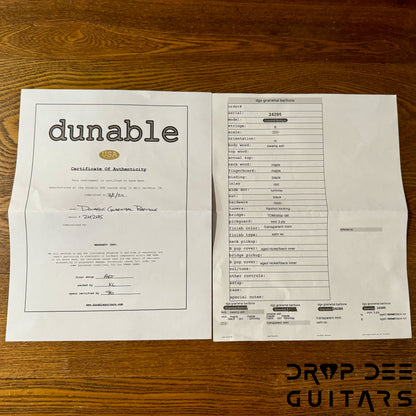 Dunable USA Custom Shop Gnarwhal Baritone Electric Guitar w/ Case