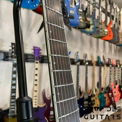 ESP LTD M-1007 Baritone 7-String Electric Guitar - Charcoal Burst Satin