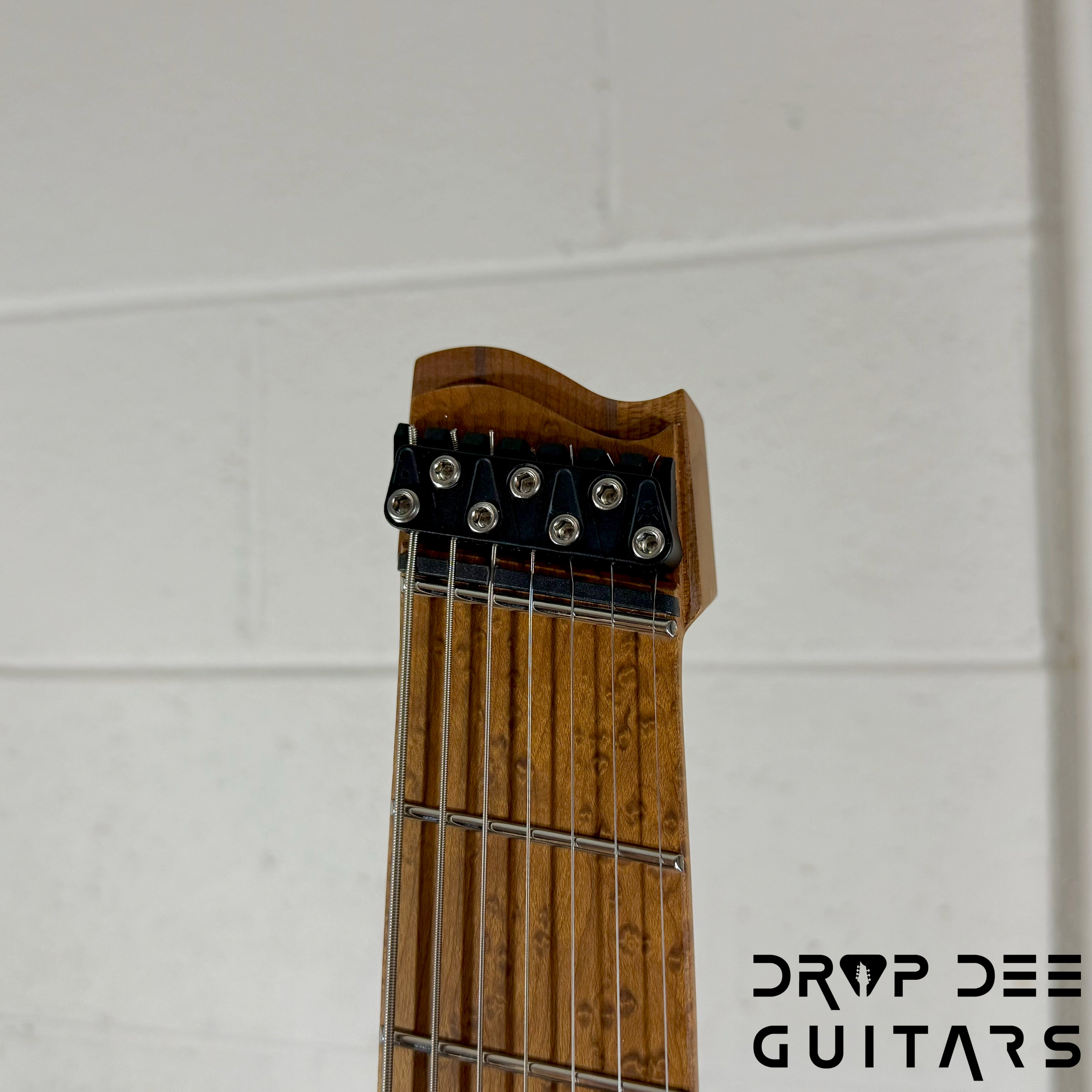 Strandberg Boden Original N2.7 7-String Multiscale Headless Electric Guitar w/ Bag - Black Denim Burst Satin