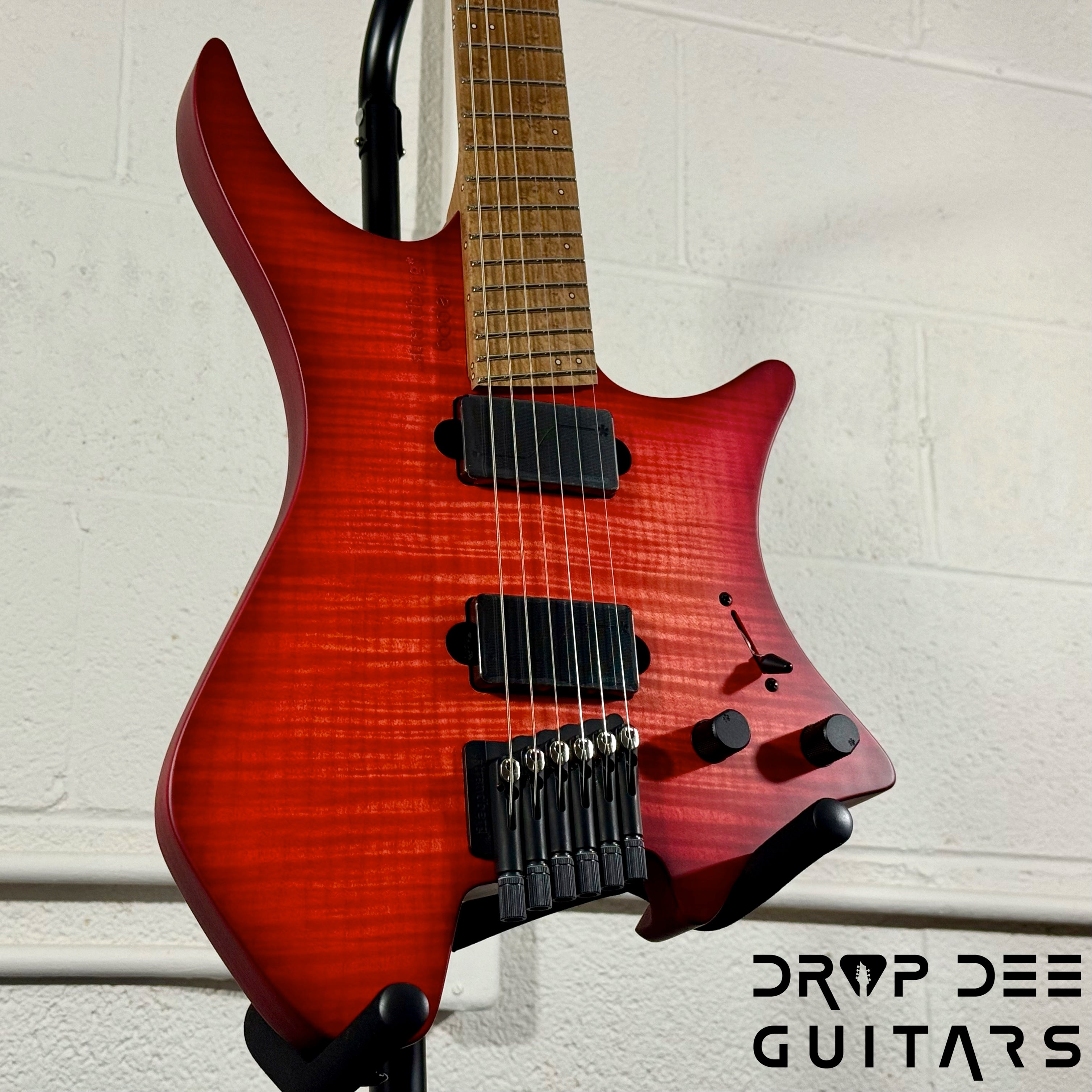 Strandberg Boden Original N2.6 Multiscale Headless Electric Guitar w/ Bag - Sunset Coral Burst Satin
