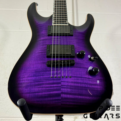 ESP USA Horizon-II Electric Guitar w/ Case - Dark Purple Sunburst