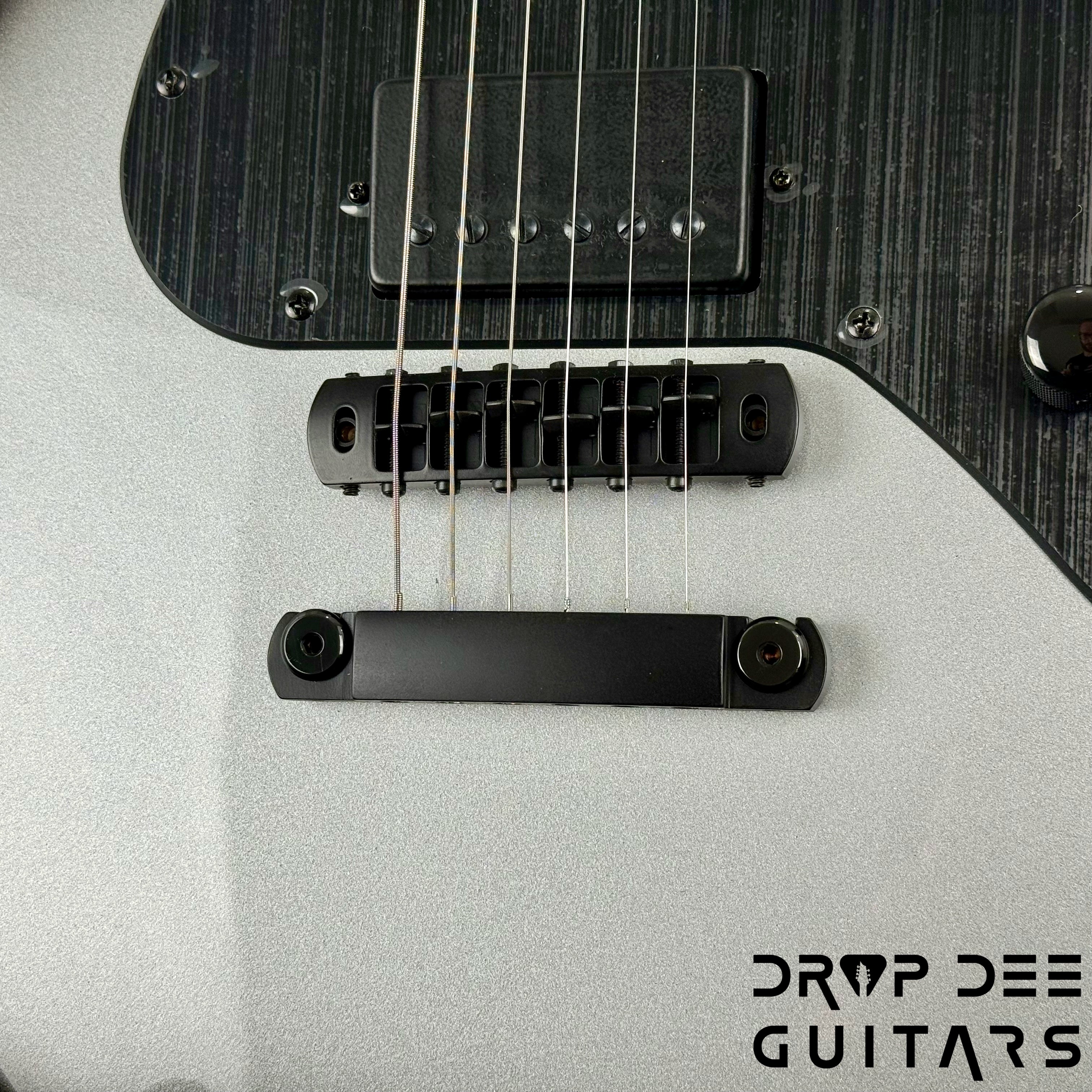 ESP LTD Joe Duplantier JD-I Electric Guitar w/ Case - Silver Sunburst