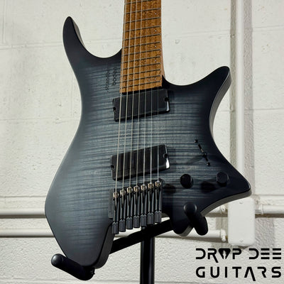 Strandberg Boden Original N2.7 7-String Multiscale Headless Electric Guitar w/ Bag - Black Denim Burst Satin