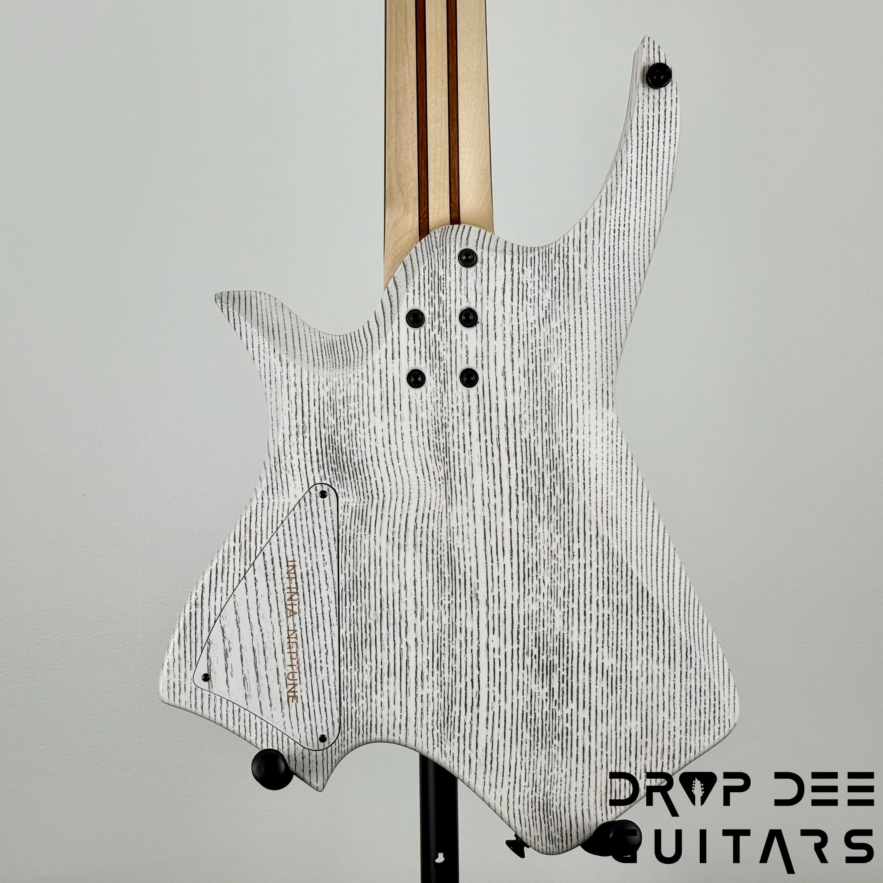 Infinia Neptune 7 Baritone Headless 7-String Electric Guitar w/ Bag - Shell Pink