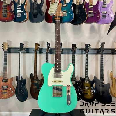 Schecter Custom Shop PT Wembley Studio Electric Guitar w/ Case - Seafoam Green Aged Nitro