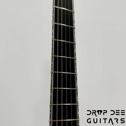 Mayones Regius 4Ever VF 6 Multiscale Evertune Electric Guitar w/ Case - Black Gold Mercury Swirl