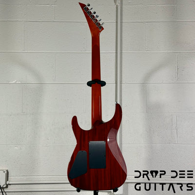 Jackson Custom Shop Soloist 2H FR Electric Guitar w/ Case - Root Beer Trans