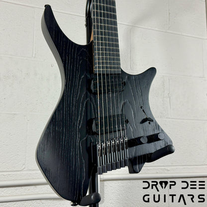 Strandberg Boden Singularity NX 7 Pitch Black 7-String Multiscale Headless Electric Guitar w/ Bag - Pitch Black