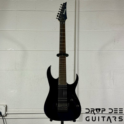 Ibanez Prestige RG2027XL Baritone 7-String Electric Guitar w/ Case - Dark Tide Blue