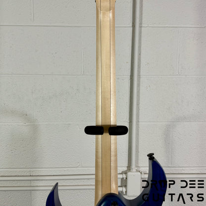 Ibanez Prestige RG653DX Electric Guitar w/ Case - Transparent Deep Blue Flat