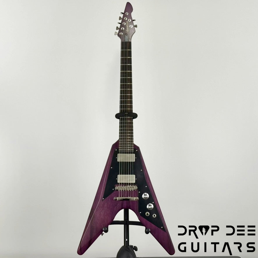 Dunable USA Custom Shop Asteroid 7 7-String Electric Guitar w/ Case - Trans Purple