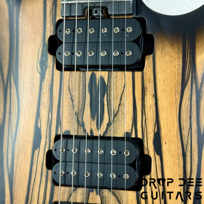 Schecter Diamond Series C-1 Pale Moon Electric Guitar - Natural Satin with Black Burst