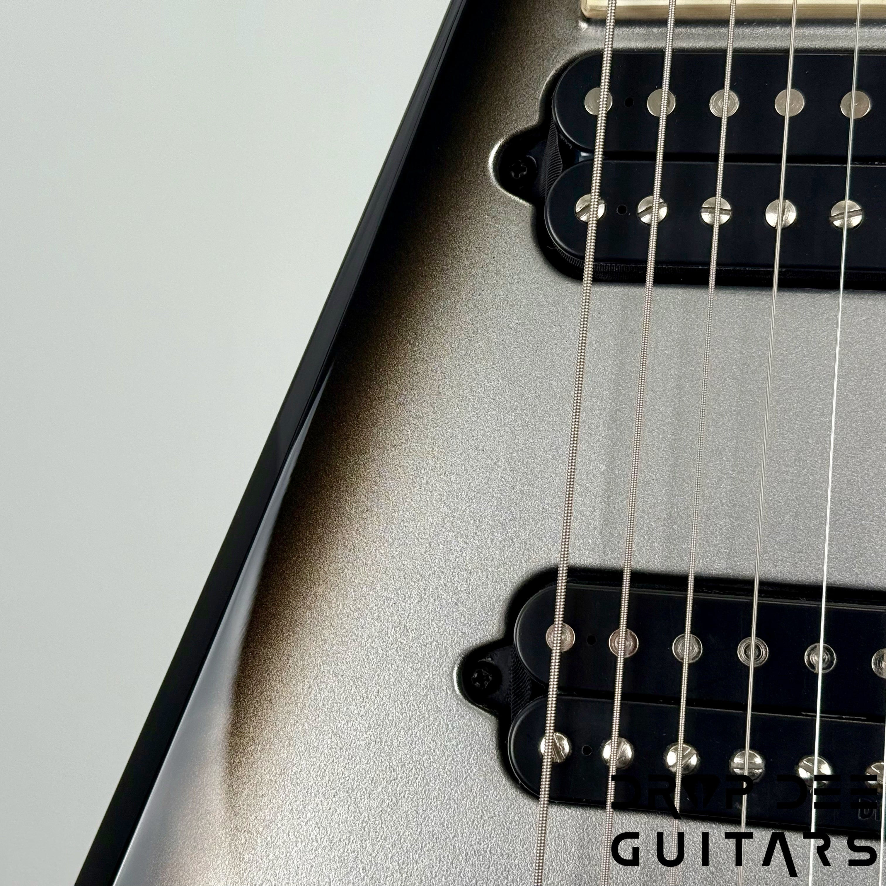 Jackson USA Custom Shop Special Edition King V 7 7-String Electric Guitar w/ Case - Silverburst