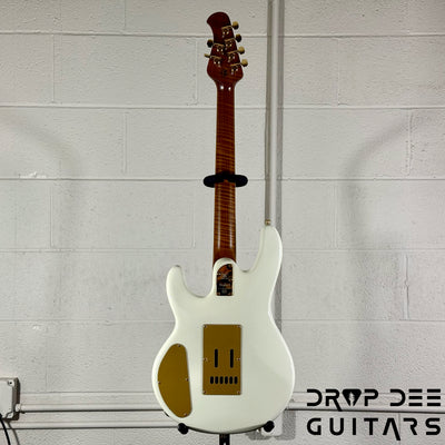Ernie Ball Music Man Cory Wong StingRay II Deluxe Electric Guitar w/ Case - Polaris White