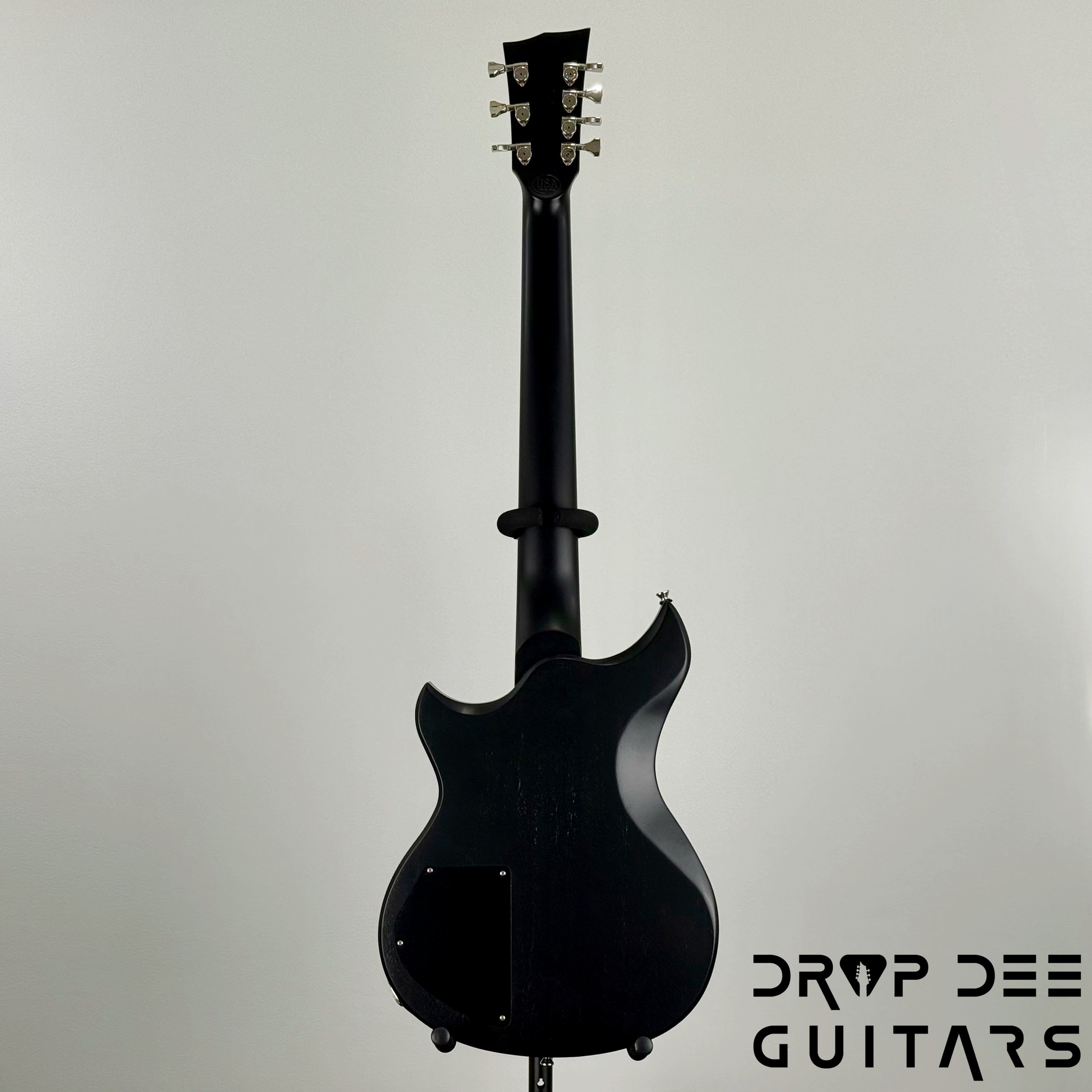 Dunable USA Custom Shop Cyclops 7 7-String Electric Guitar w/ Case - Satin Black