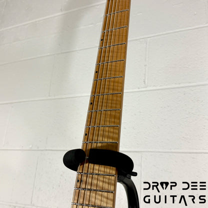 Balaguer USA Series Seraph Modern 7 Baritone 7-String Electric Guitar w/ Case (824) - Gloss Metallic Rose Gold