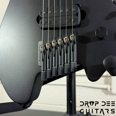 Strandberg Boden Standard N2.6 Multiscale Headless Electric Guitar w/ Bag - Black Satin Metallic