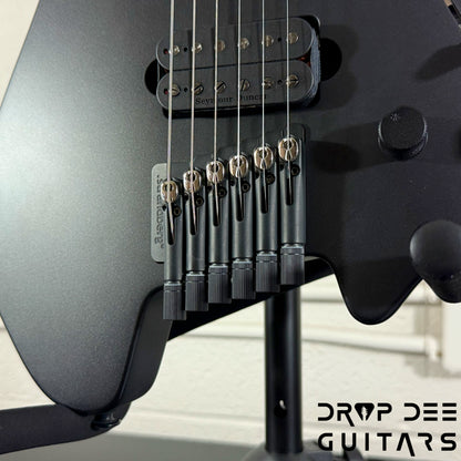 Strandberg Boden Standard N2.6 Multiscale Headless Electric Guitar w/ Bag - Black Satin Metallic
