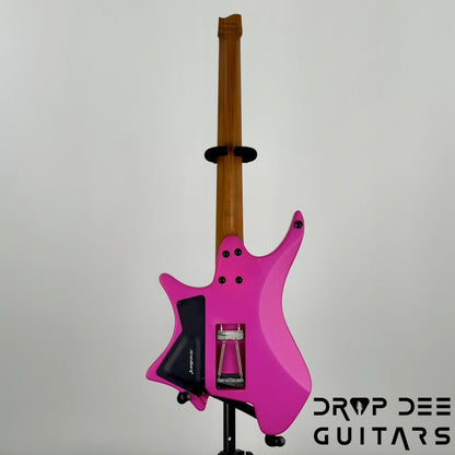 Strandberg Boden Standard N2.6T Tremolo Multiscale Headless Electric Guitar w/ Bag - Electric Fuchsia Metallic