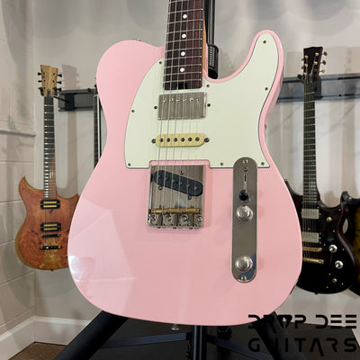 Schecter Custom Shop PT Wembley Studio Electric Guitar w/ Case - Shell Pink Aged Nitro