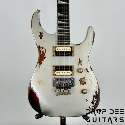 Jackson USA Custom Shop Special Edition Soloist Electric Guitar w/ Case - Inca Silver Over 3 Tone Sunburst