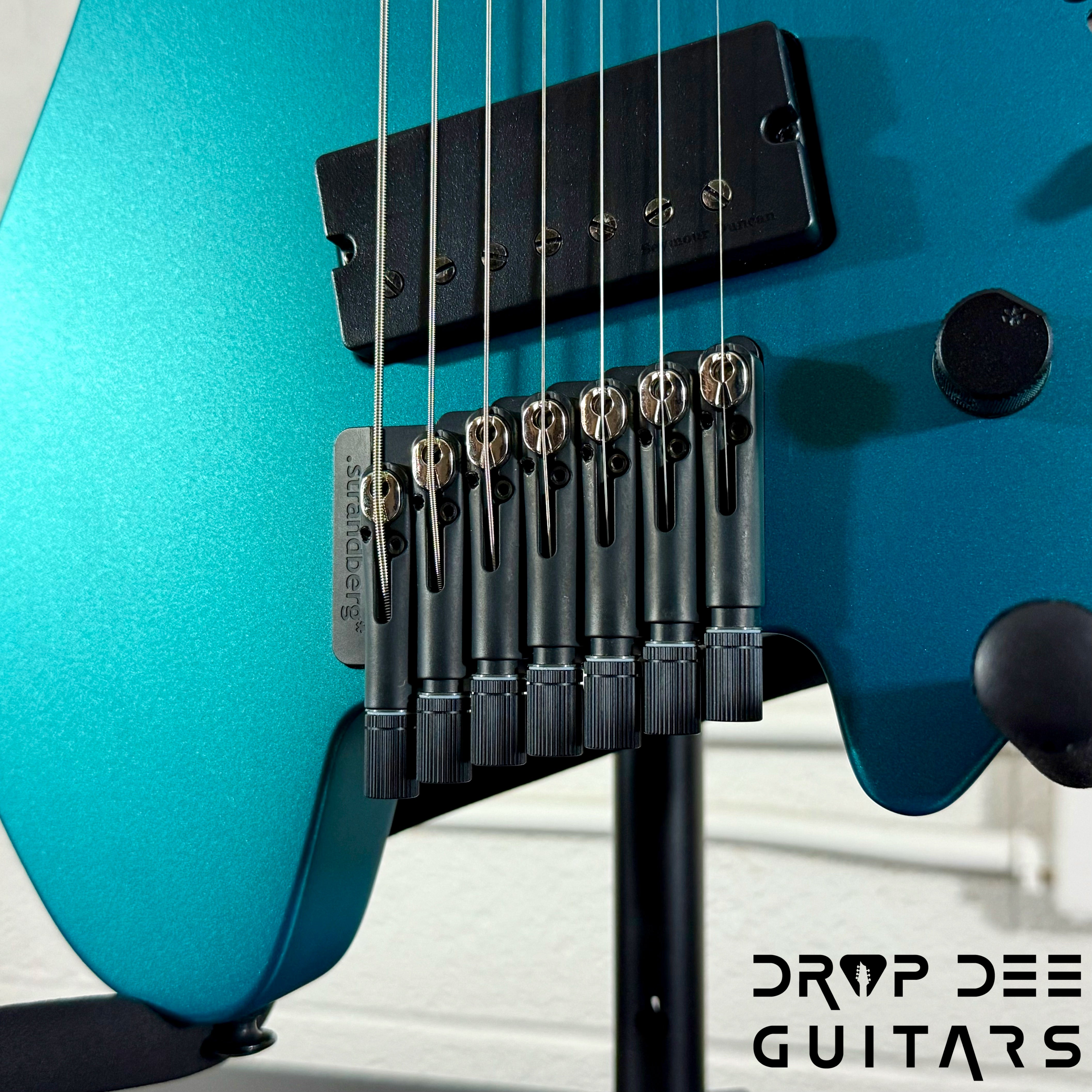 Strandberg Boden Standard N2.7 7-String Multiscale Headless Electric Guitar w/ Bag - Transformative Teal Metallic
