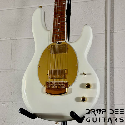 Ernie Ball Music Man Cory Wong StingRay II Deluxe Electric Guitar w/ Case - Polaris White