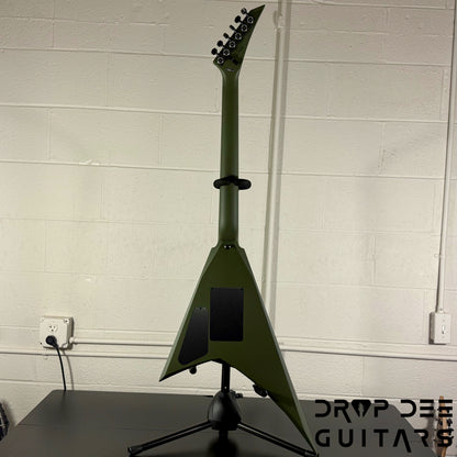 Jackson American Series Rhoads RR24 Electric Guitar w/ Case - Matte Army Drab
