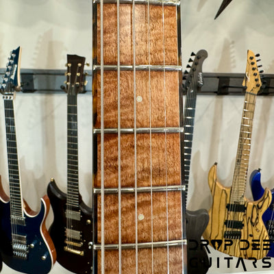Dunable USA Custom Shop R2 Baritone Electric Guitar w/ Case - Light Reddish Brown