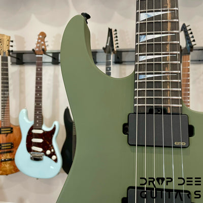 Jackson American Series Soloist SL2MG Electric Guitar w/ Case - Matte Army Drab