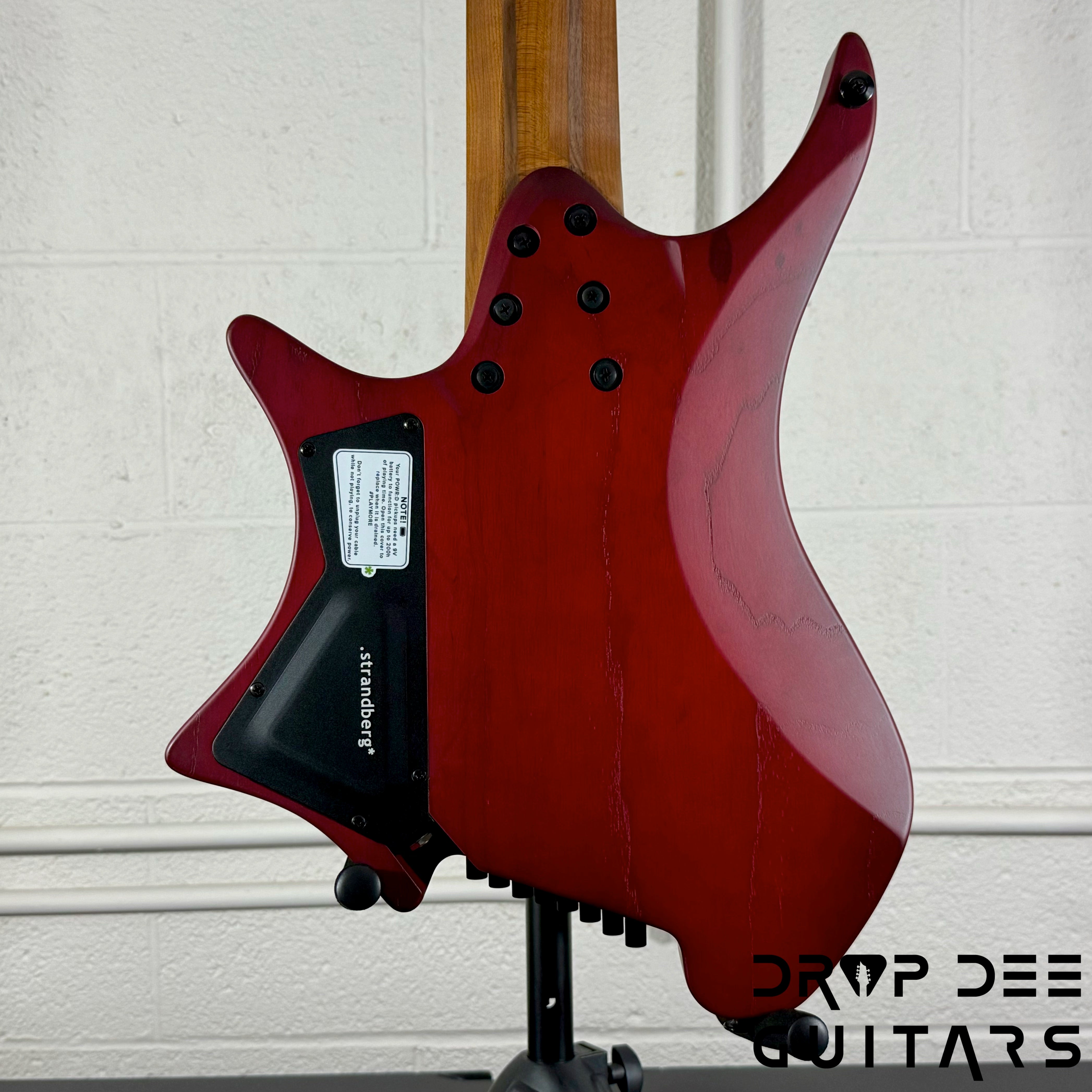 Strandberg Boden Original N2.8 8-String Multiscale Headless Electric Guitar w/ Bag - Sunset Coral Burst Satin