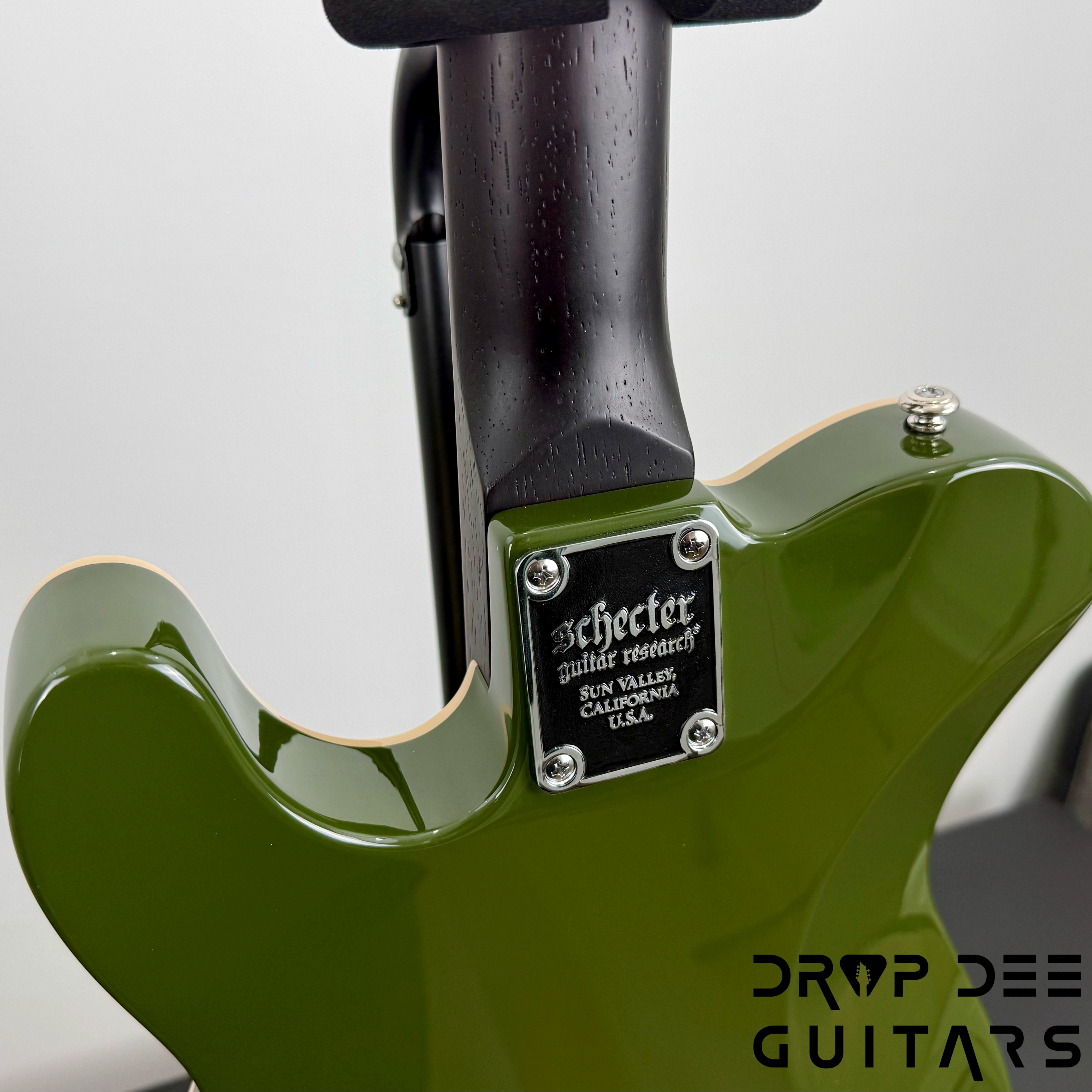 Schecter Diamond Series Jack Fowler PT Electric Guitar - Drab Green