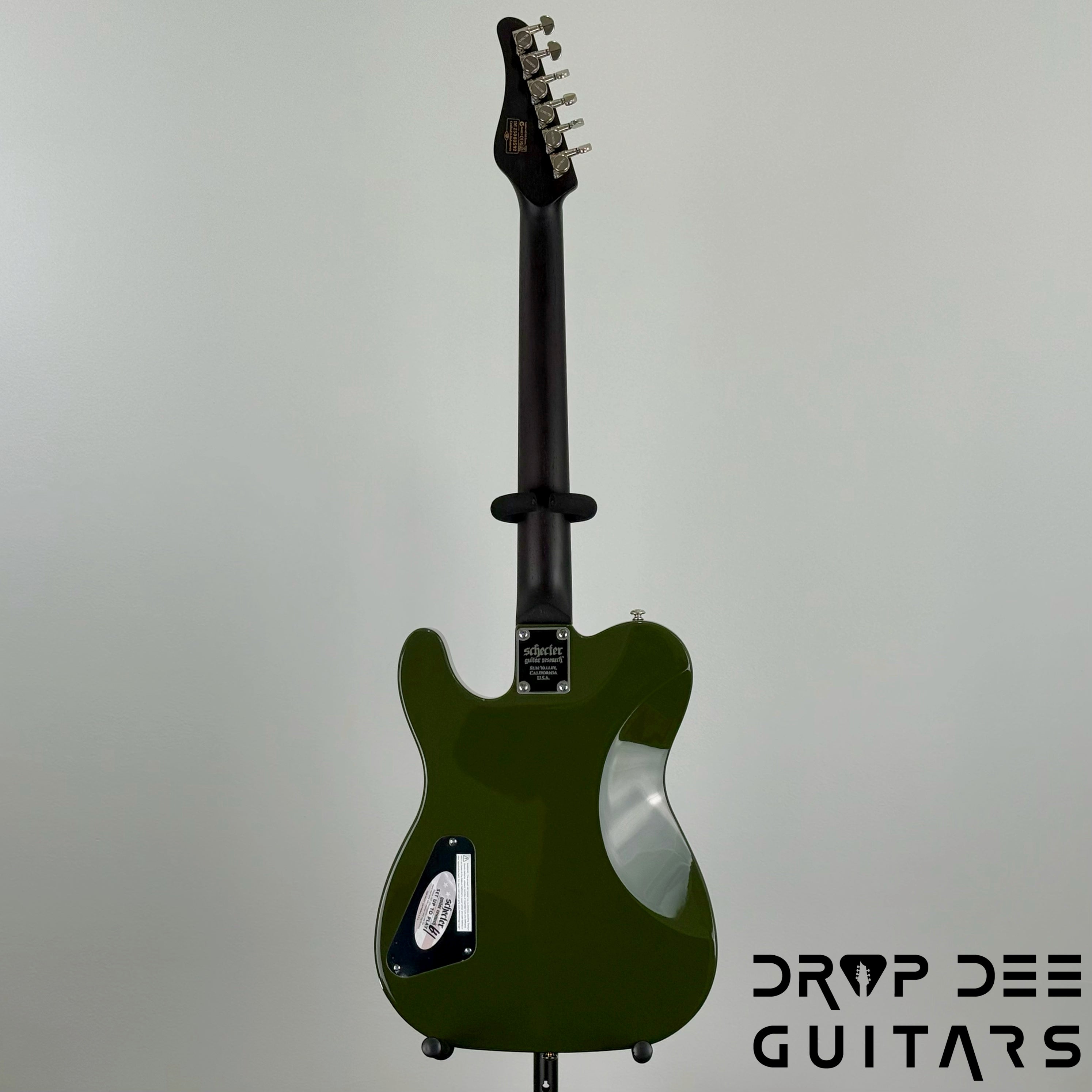 Schecter Diamond Series Jack Fowler PT Electric Guitar - Drab Green