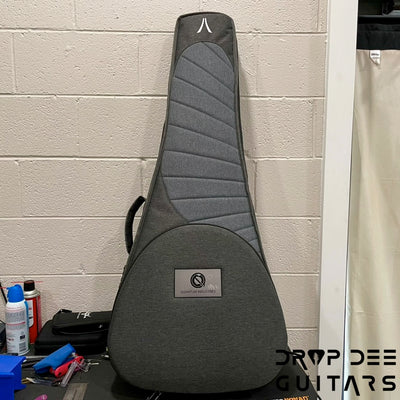 Aristides 070SR Multiscale 7-String Electric Guitar w/ Bag - Rustic White