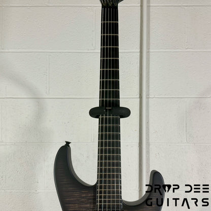 Jackson Custom Shop Soloist FR FMT Electric Guitar w/ Case - Trans Black Burst