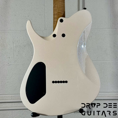 Balaguer USA Series Seraph Modern Electric Guitar w/ Case (424) - Gloss Metallic Jewel White